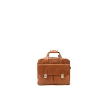 Geanta messanger unisex de piele