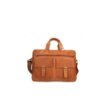 Geanta messenger de piele cu bareta ajustabila 212431