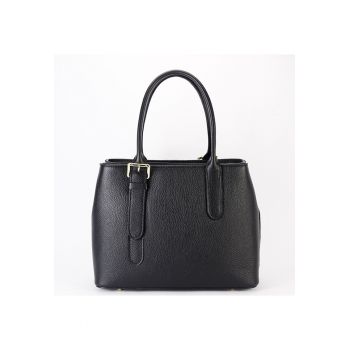 Geanta neagra de talie mare din piele naturala 1702 122 16890