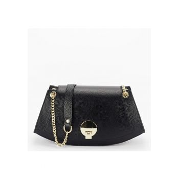 Geanta neagra eleganta din piele naturala 1488 122 16248