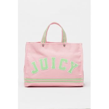 Geanta shopper cu aplicatie Iris