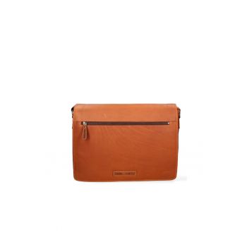 Geanta uni crossbody de piele cu bareta ajustabila