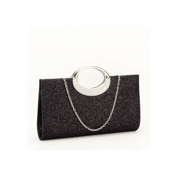 Plic negru cu sclipici Erica 4730 - Negru