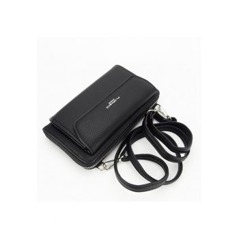 Portofel si port telefon H6017 07 Negru 13936