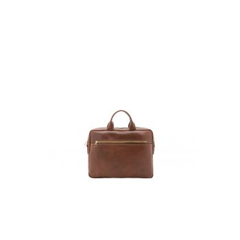 Servieta de piele unisex cu bareta detasabila