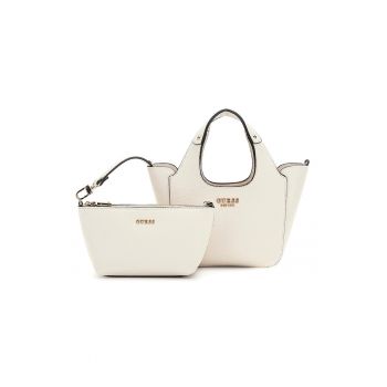 Set de geanta shopper si etui din piele ecologica