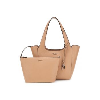 Set de geanta tote si etui din piele ecologica Helina