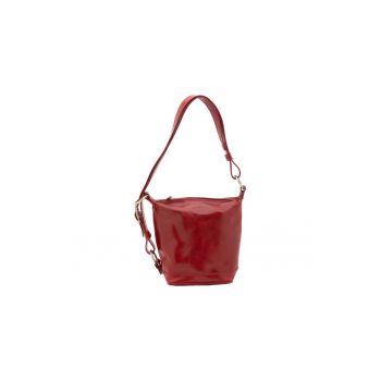 Geanta bucket de piele