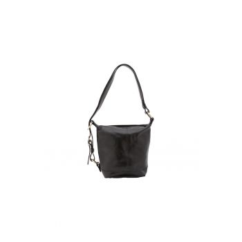 Geanta bucket de piele