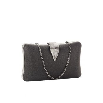 Geanta clutch albastru inchis simplu BME-600 05 10513