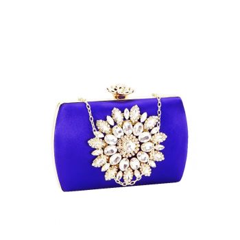 Geanta clutch cu brosa BRS-210 06