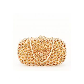 Geanta clutch de lux ME-1132 06 Auriu rose Auriu rose