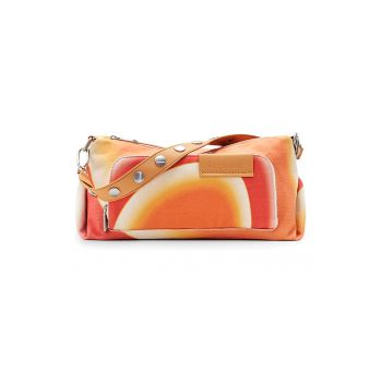 Geanta crossbody cu imprimeu abstract