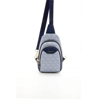 Geanta crossbody cu model logo