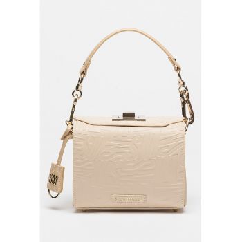 Geanta crossbody cu model stantat Blocks