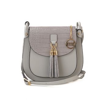 Geanta crossbody de piele Abbadesse