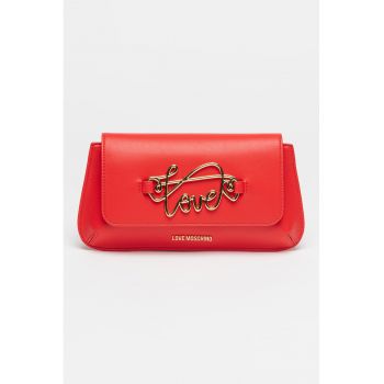 Geanta crossbody de piele ecologica cu bareta lant