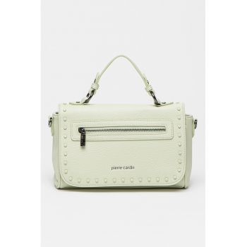Geanta crossbody de piele ecologica cu logo
