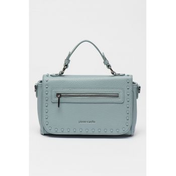 Geanta crossbody de piele ecologica cu logo
