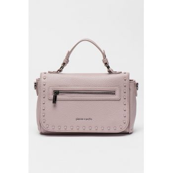 Geanta crossbody de piele ecologica cu logo