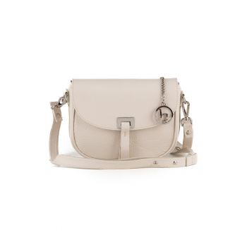 Geanta crossbody din piele cu bareta detasabila