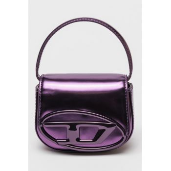 Geanta crossbody din piele cu logo