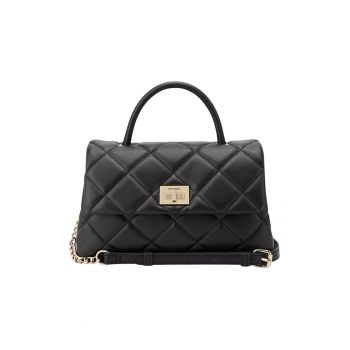 Geanta crossbody din piele ecologica cu aspect matlasat