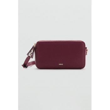 Geanta crossbody din piele ecologica cu aspect texturat Geanta crossbody din piele ecologica cu aspect texturat