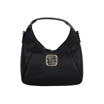 Geanta crossbody din piele ecologica cu detalii din lant