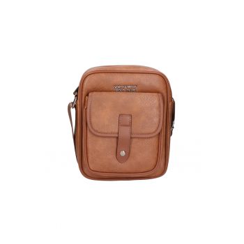 Geanta crossbody din piele ecologica cu logo