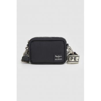 Geanta crossbody textila cu bareta ajustabila Brianae