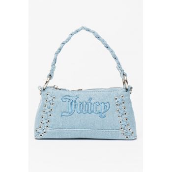 Geanta din denim cu bareta de umar Scarlette
