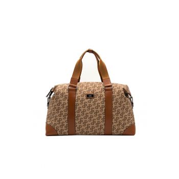 Geanta duffle cu imprimeu logo