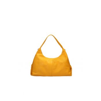 Geanta hobo de piele