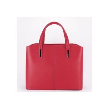 Geanta mare rosie din piele naturala 8922 M6 17135