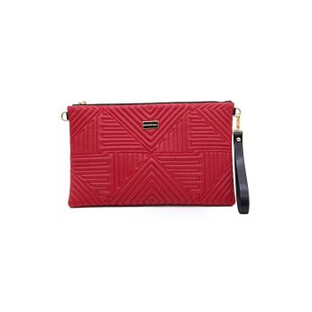Geanta plic cu model geometric