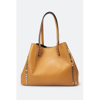 Geanta shopper din piele