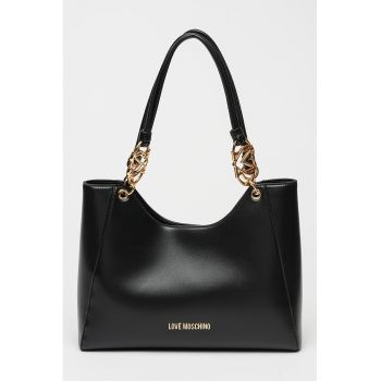 Geanta tote de piele ecologica cu logo