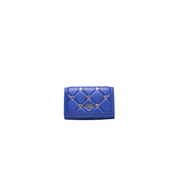 MOSCHINO - Geanta crossbody din piele ecologica cu logo metalic