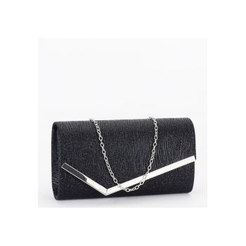 Plic negru cu sclipici BCK-1108 01 16835