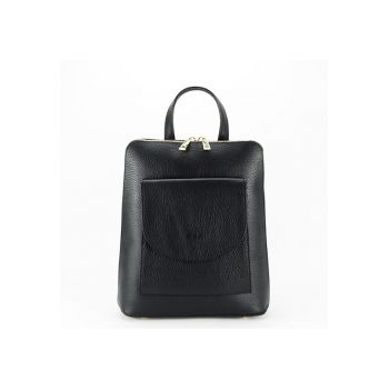 Rucsac 2 in 1 din piele naturala 8933 123 Negru 14151