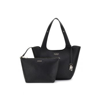 Set de geanta tote si etui din piele ecologica Helina