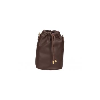 Geanta bucket de piele