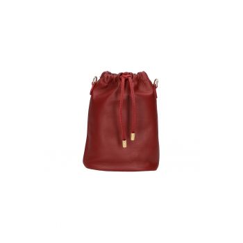 Geanta bucket de piele
