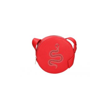 Geanta crossbody cu aplicatii cu nituri