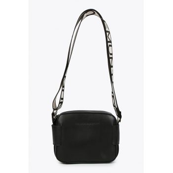 geanta crossbody cu bareta cu logo