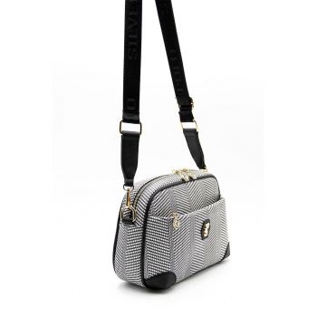 Geanta crossbody cu bareta detasabila