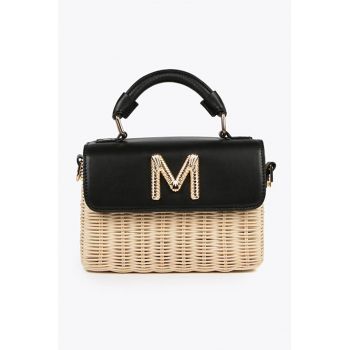 Geanta crossbody cu bareta detasabila