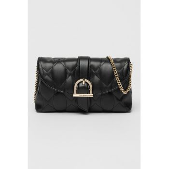 Geanta crossbody cu model si strasuri
