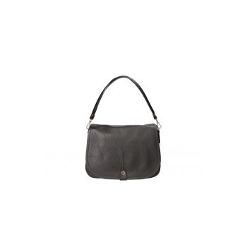 Geanta crossbody de piele cu clapa